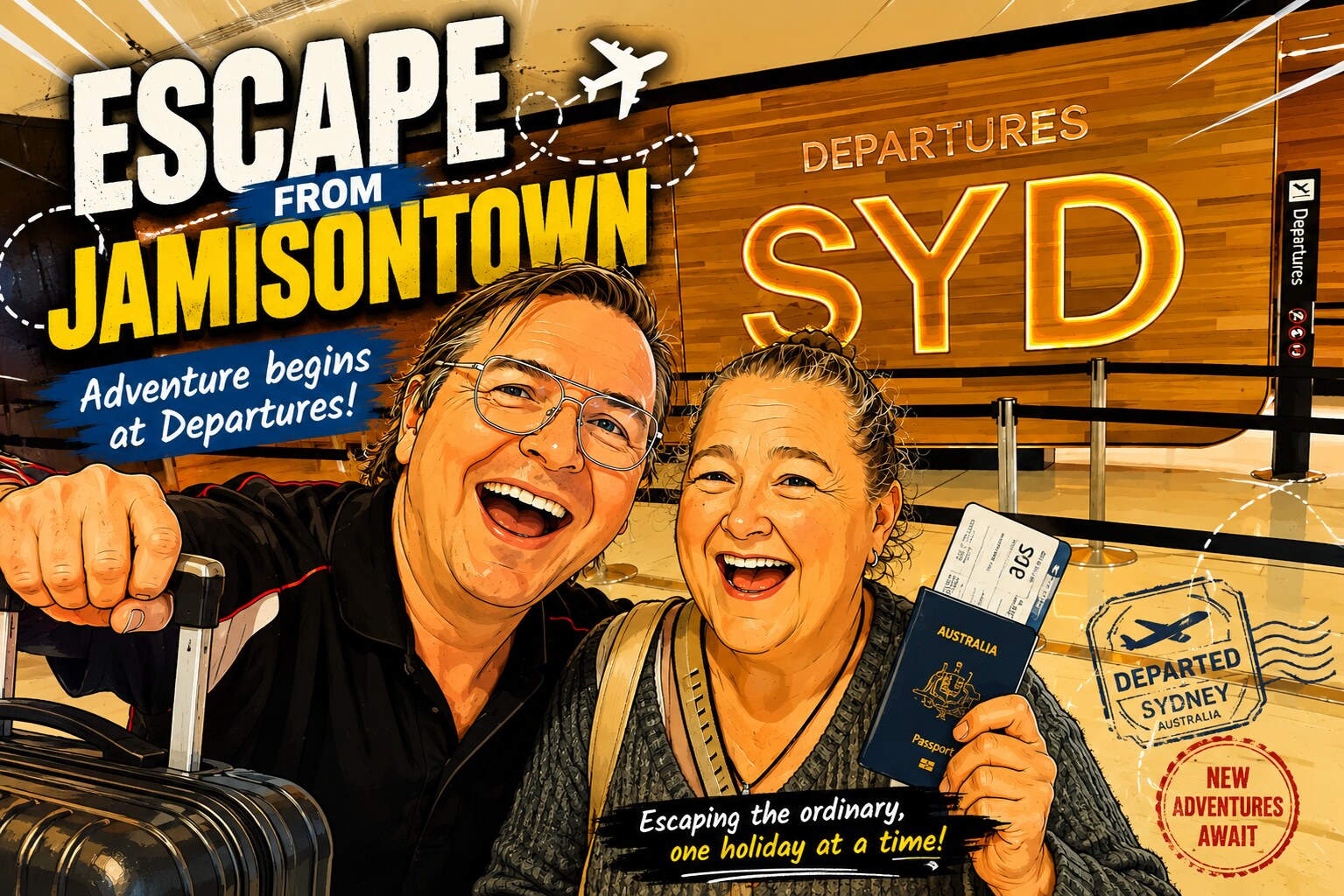 Departures — Sydney Airport